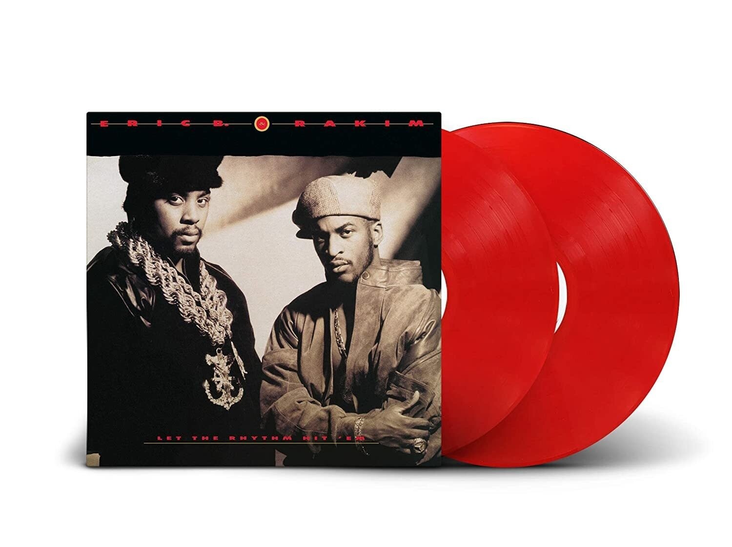 Eric B. &amp; Rakim – Let The Rhythm Hit &#39;Em LP red vinyl