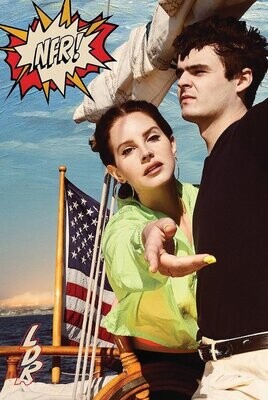 Lana Del Rey - Rockwell poster