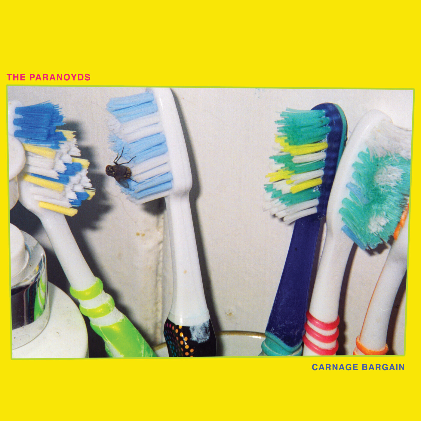 Paranoyds ‎– Carnage Bargain LP yellow*