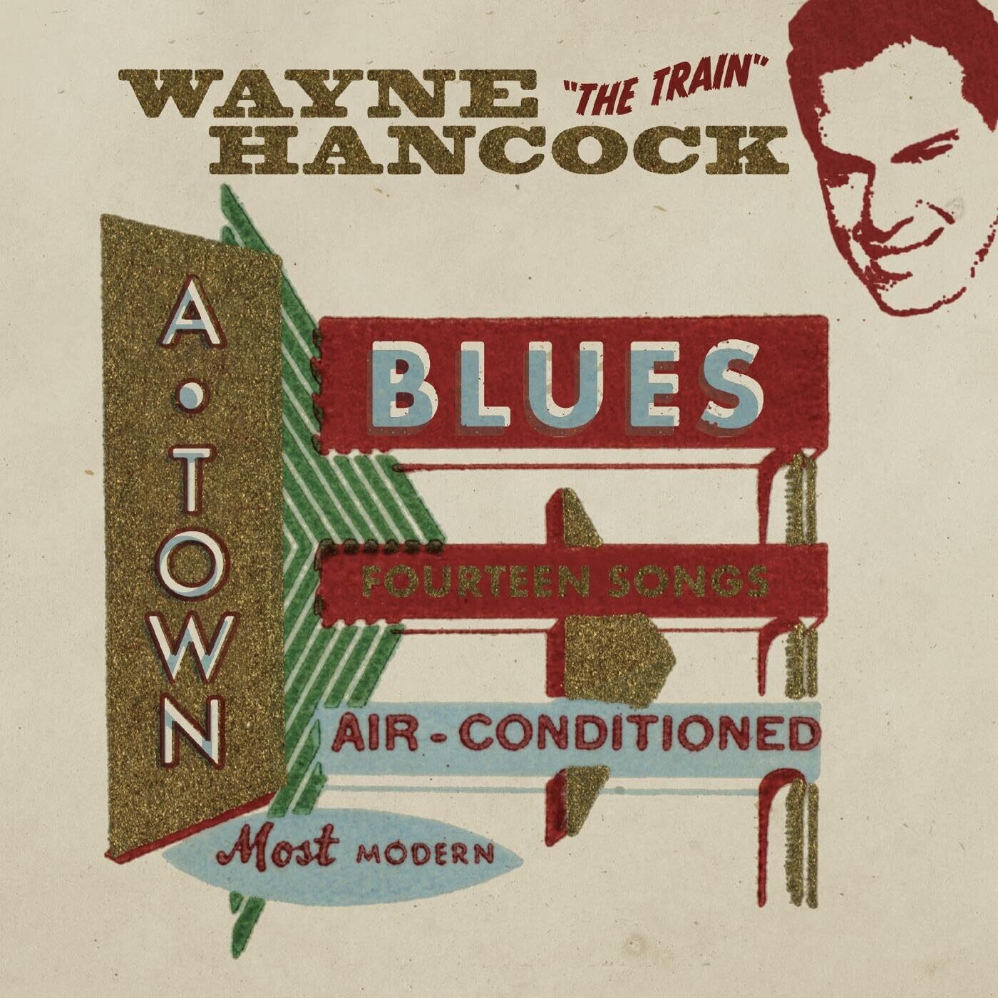 Wayne Hancock – A-Town Blues LP red vinyl