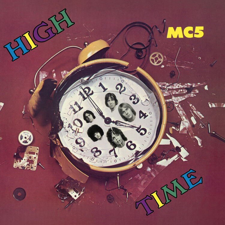 MC5 - HIGH TIME LP clear / yellow splatter