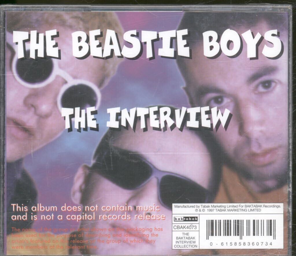 Beastie Boys – The Interview CD
