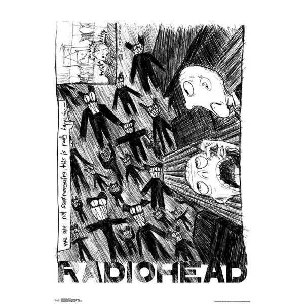 RADIOHEAD – SCRIBBLE poster