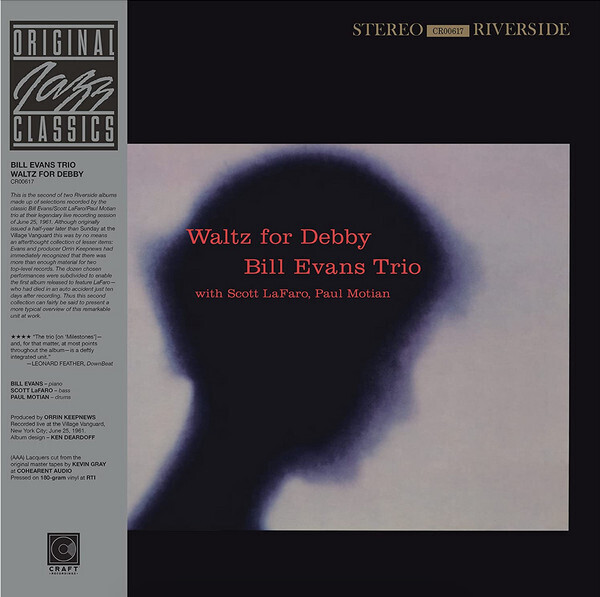 Bill Evans Trio ‎– Waltz For Debby LP