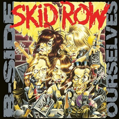 Skid Row -- B-Side Ourselves EP 12" yellow / black marble