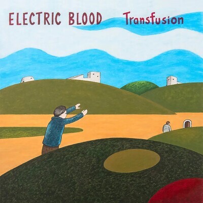 Electric Blood – Transfusion LP transparent black with blood drops