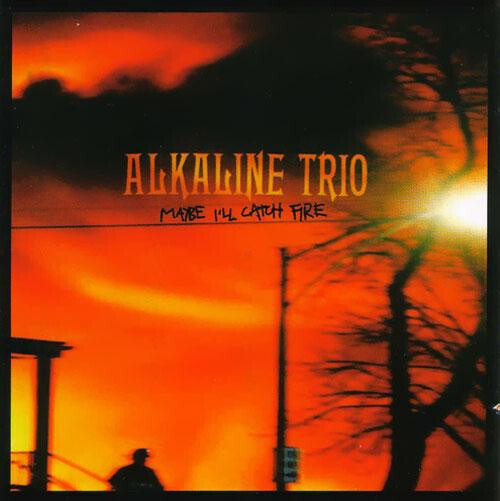 Alkaline Trio ‎– Maybe I&#39;ll Catch Fire LP orange / red splatter