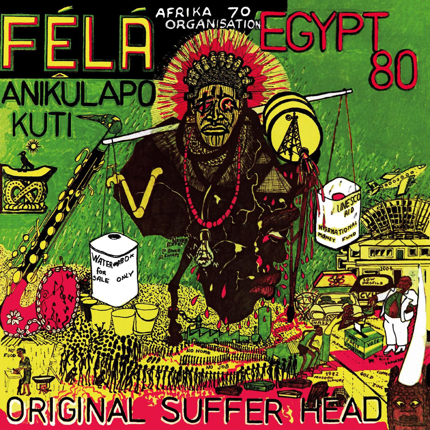 Félá Anikulapo Kuti &amp; Egypt 80 – Original Suffer Head LP green