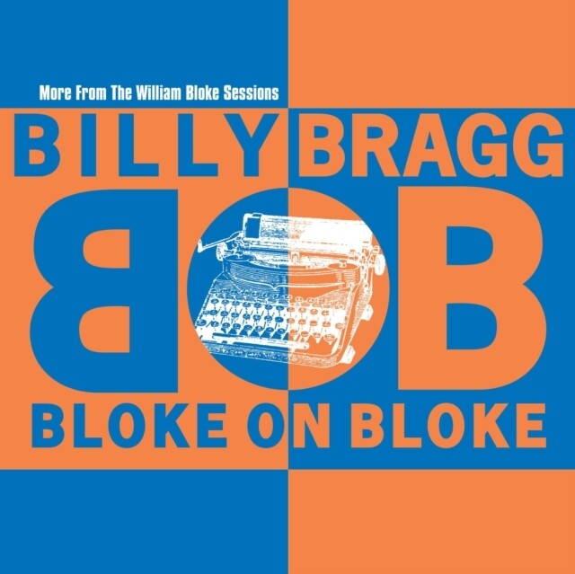 Billy Bragg – Bloke On Bloke LP orange &amp; blue
