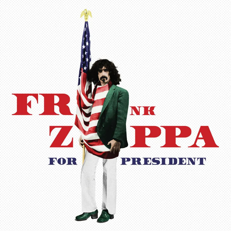Frank Zappa -- Zappa For President LP red, white &amp; blue splatter