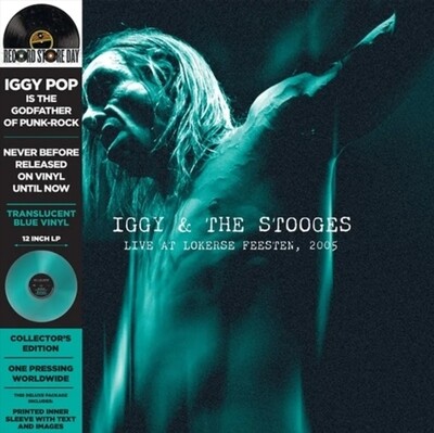 Iggy & The Stooges -- Live at Lokerse Feesten, 2005 LP Blue