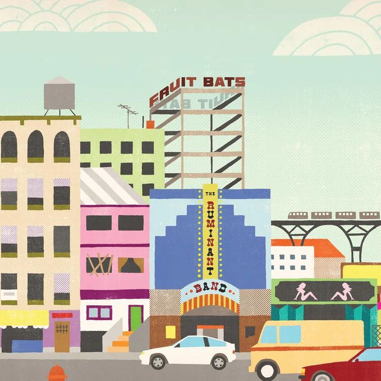 Fruit Bats – The Ruminant Band LP pink