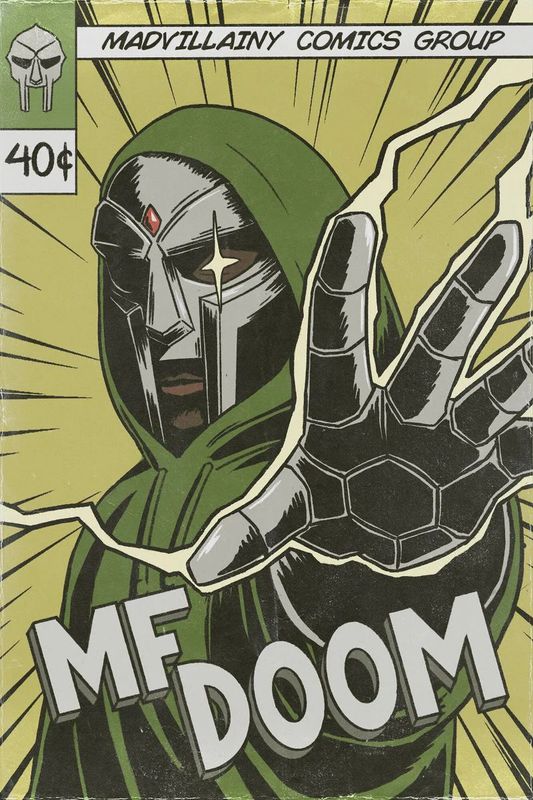 MF Doom -- Madvillainy Comics poster
