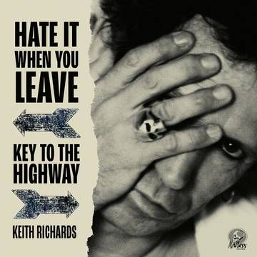 Keith Richards ‎– Hate It When You Leave / Key To The Highway 7&quot; red vinyl