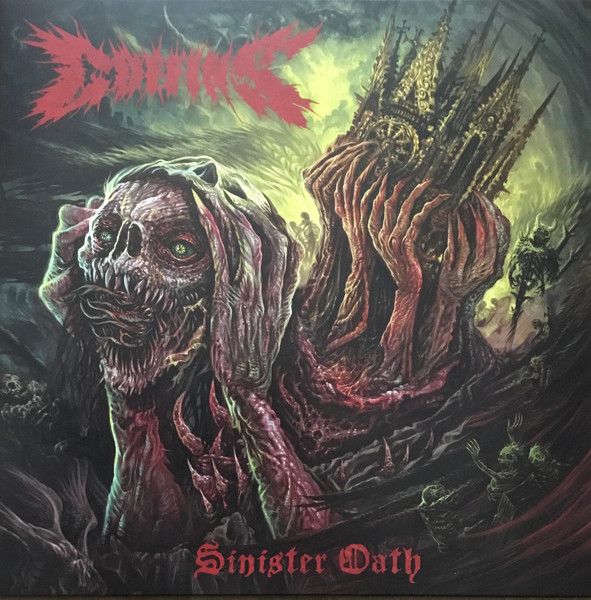 Coffins – Sinister Oath LP oxblood