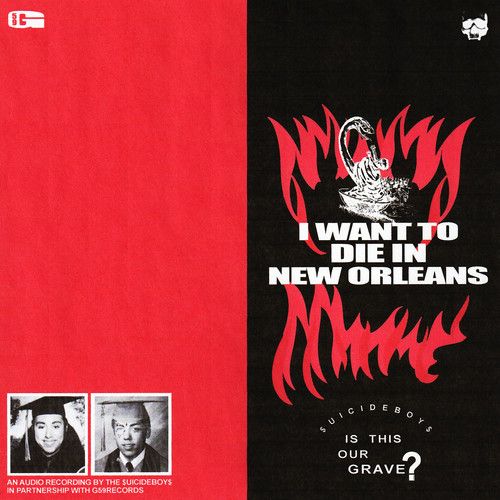 $uicideboy$ – I Want To Die In New Orleans LP red and black