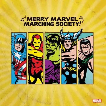 Marvel Chorus – Merry Marvel Marching Society 12" vinyl