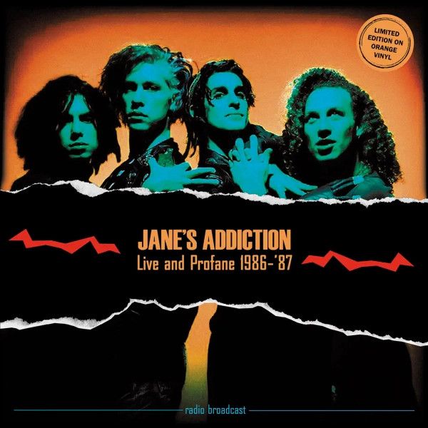 Jane&#39;s Addiction -- Live &amp; Profane 1986 - 1987 LP orange