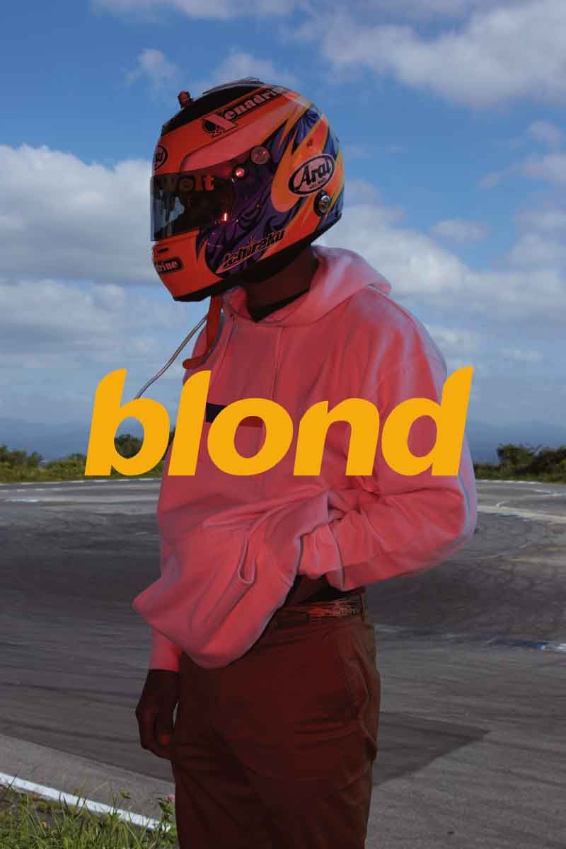 Frank Ocean - Blond Helmet poster