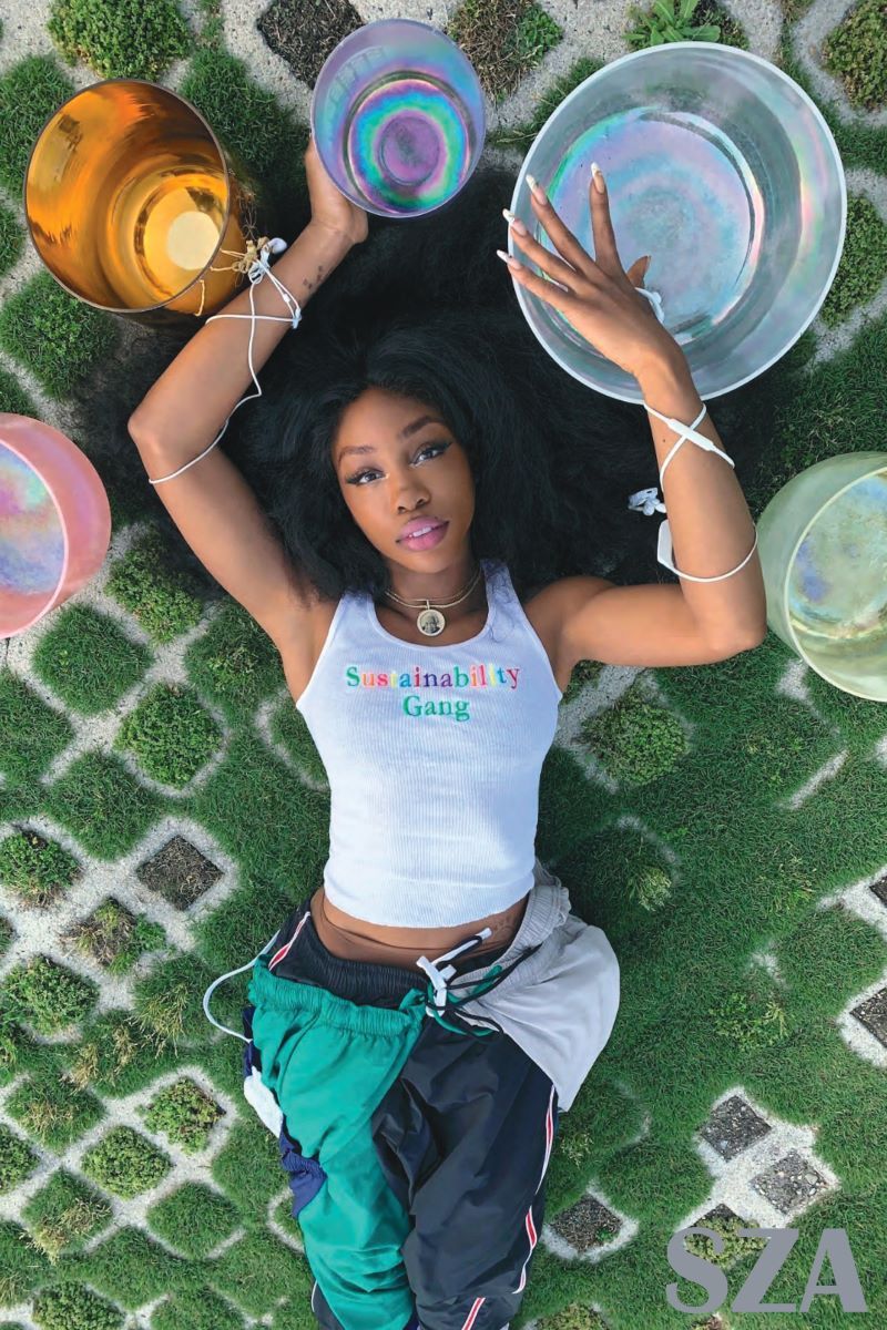 SZA -- Laying poster
