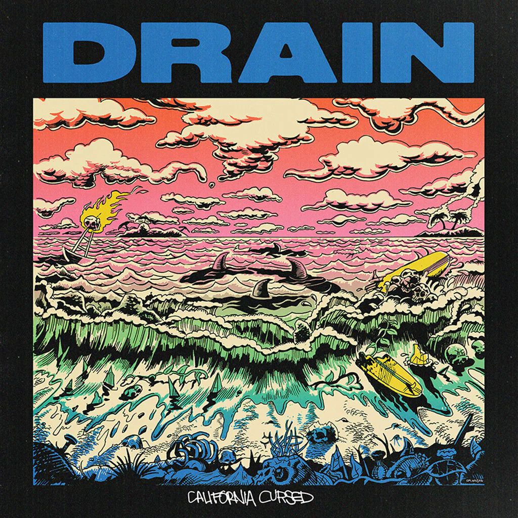 Drain – California Cursed LP blue