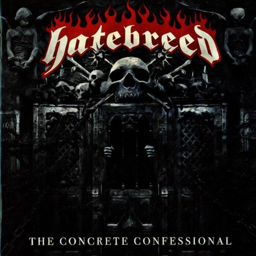 Hatebreed – The Concrete Confessional LP clear with red splatter