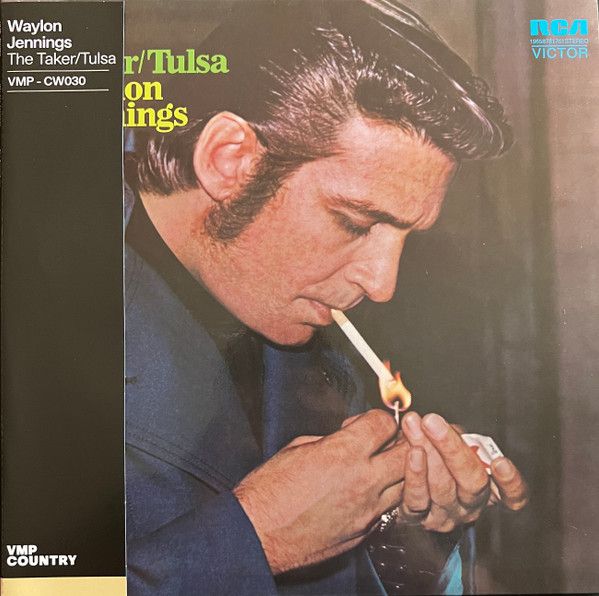 Waylon Jennings – The Taker / Tulsa LP olive
