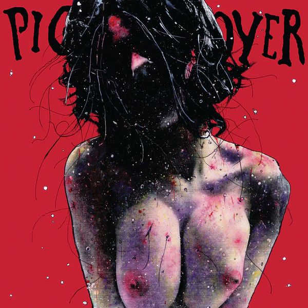 Pig Destroyer ‎– Terrifyer LP red w/ black marble