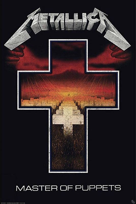 Metallica - Master of Puppets Album Cover poster