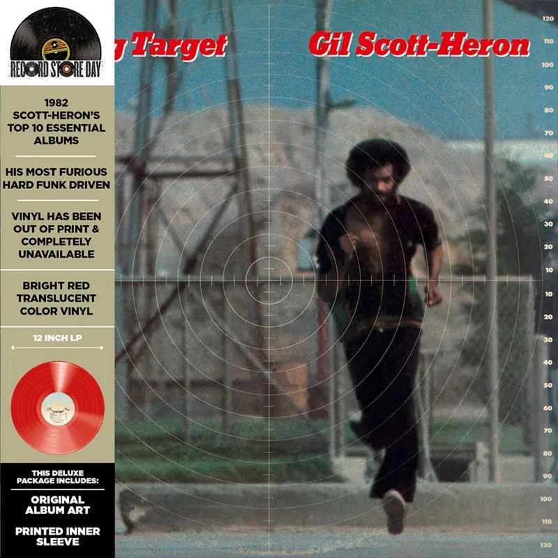 Gil Scott-Heron -- Moving Target LP red
