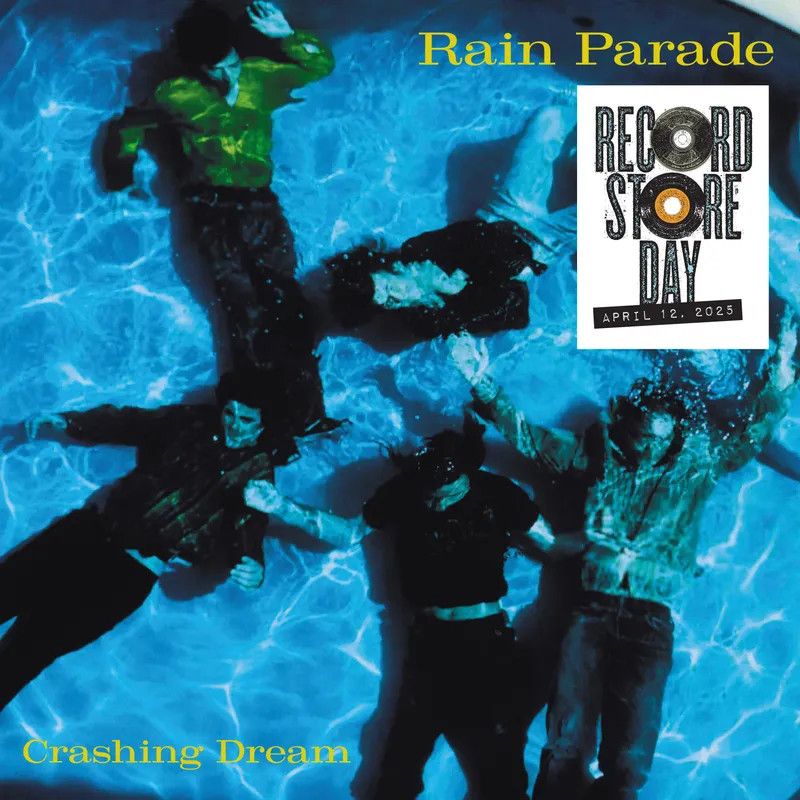 Rain Parade – Crashing Dream LP deluxe edition transparent blue
