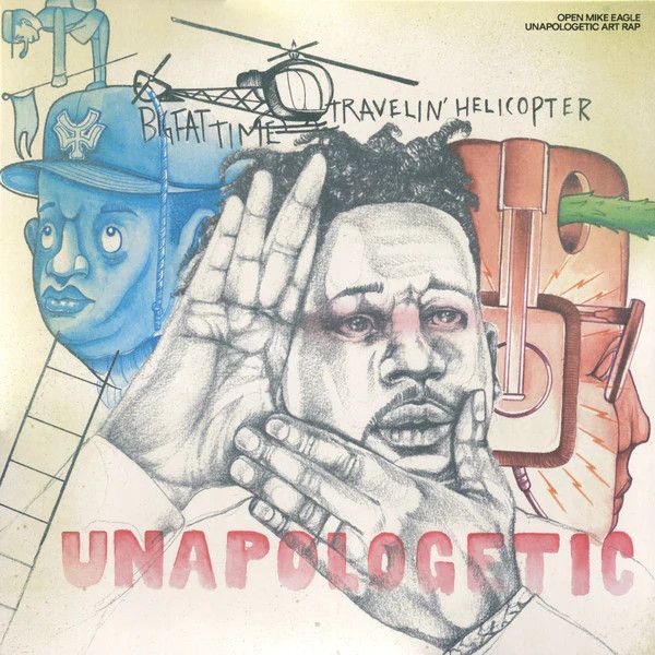 Open Mike Eagle – Unapologetic Art Rap LP blue