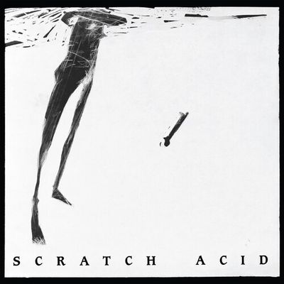 Scratch Acid – Scratch Acid / Berserker LP white