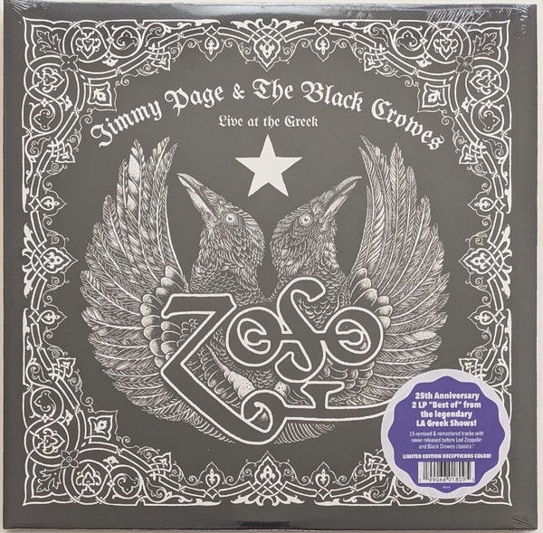 Jimmy Page &amp; The Black Crowes – Live At The Greek LP purple swirl