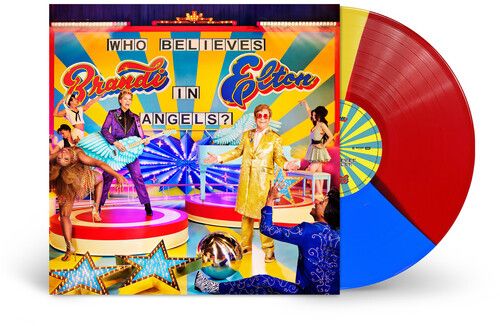 Elton John &amp; Brandi Carlile– Who Believes In Angels? LP red, yellow, blue