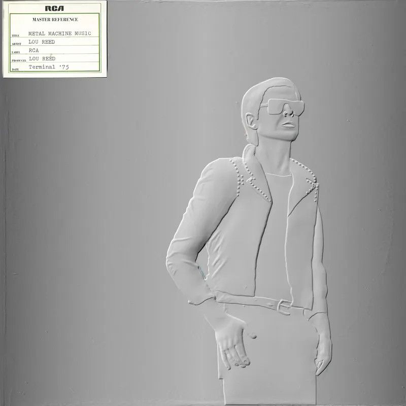 Lou Reed -- Metal Machine Music LP 50th anniversary edition silver