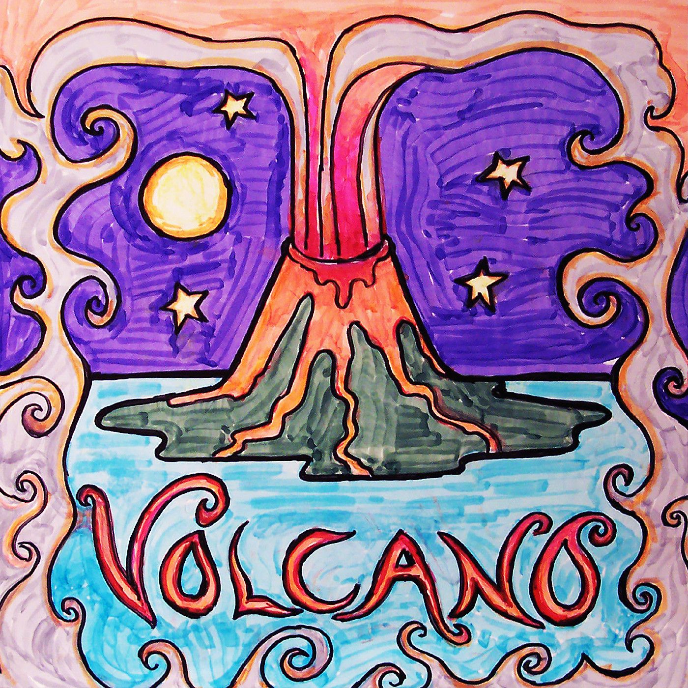 Volcano – Volcano LP volcanic (red)