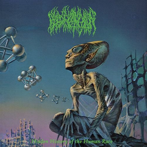 Blood Incantation ‎– Hidden History of the Human Race LP clear with green purprle splatter vinyl