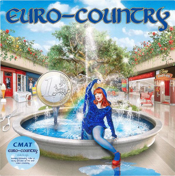 CMAT – Euro-Country LP green, red, yellow splatter