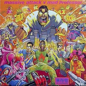 Massive Attack V Mad Professor ‎– No Protection LP import