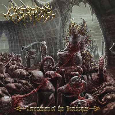 Castrator -- Coronation Of The Grotesque LP gold