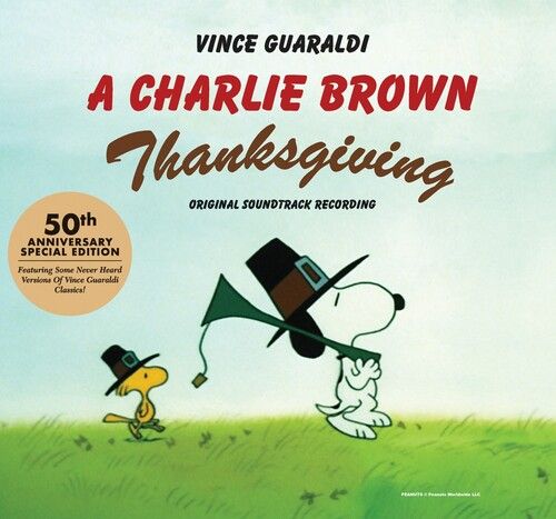 Vince Guaraldi – A Charlie Brown Thanksgiving (Original Soundtrack Recording) LP yellow jelly bean