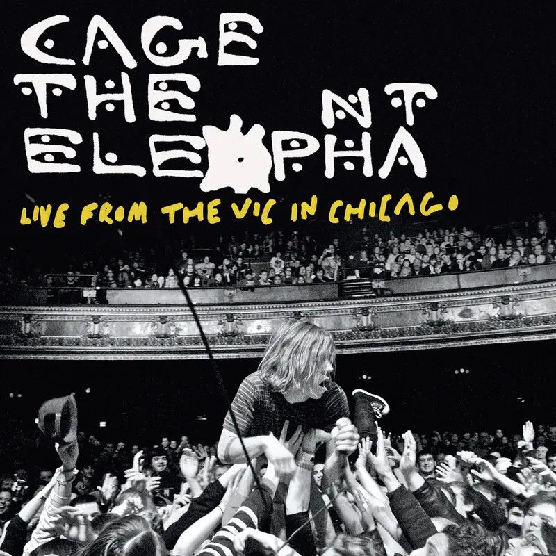 Cage The Elephant – Live From The Vic In Chicago LP yellow &amp; black splatter