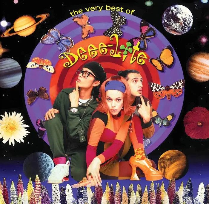 Deee-Lite -- The Very Best Of Deee-Lite LP purple &amp; orange