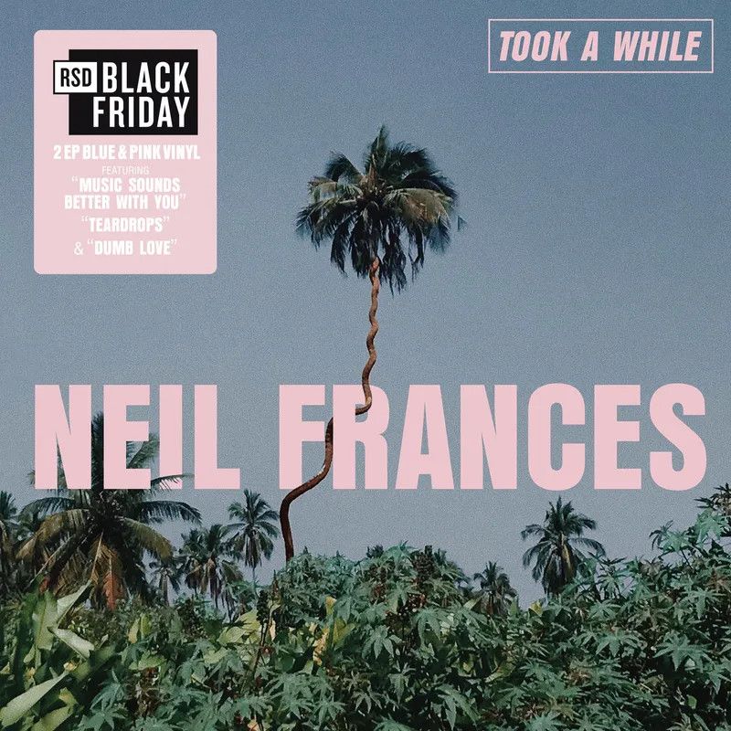 Neil Frances -- Took A While/Stay Strong Play Long LP pink &amp; blue