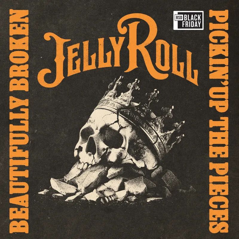 Jelly Roll -- Beautifully Broken (Pickin&#39; Up The Pieces) LP tequila sunrise