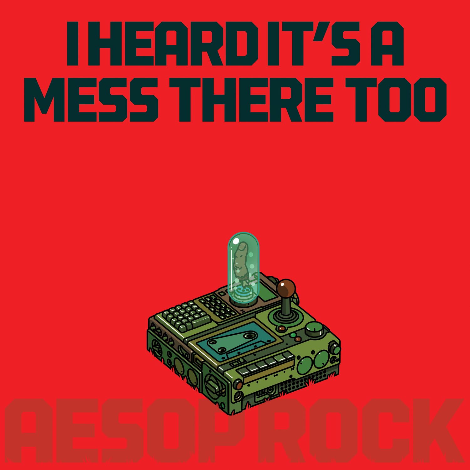 Aesop Rock -- I Heard It’s A Mess There Too LP apple red opaque vinyl