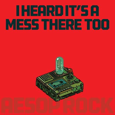 Aesop Rock -- I Heard It’s A Mess There Too LP apple red opaque vinyl