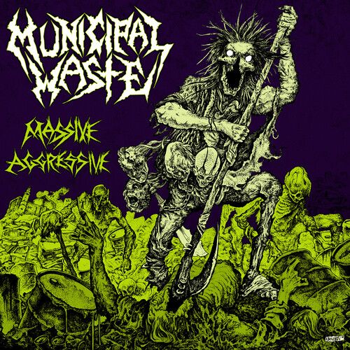 Municipal Waste – Massive Aggressive LP green / purple merge