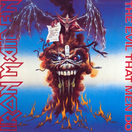 Iron Maiden ‎– The Evil That Men Do 7" USED